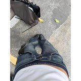 Yeknu  Autumn Women's Blue Y2k Baggy Jeans Harajuku Japanese 2000s Style Denim Trousers American Vintage Jean Pants Trashy Clothes