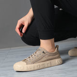 Yeknu  Canvas Men's Shoes Comfortable All-match Sneakers Summer Breathable Cloth Casual Walking Shoe Outdoor Sport Loafers