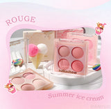 Yeknu  Korean Blush Pallete Expansive Color Brightening Face Contouring Shadow Blusher Long-lasting Tint Cheek Korean Makeup Cosmetics