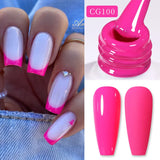 Yeknu  10ml Reinforcement Gel Nail Polish Self-leveling Gel Construction Gel Thick Base Gel Hard Painting Gel Varnishes