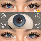 Yeknu  Color Contact Lens Black Lenses Natual look Brown Beauty Pupils Makeup Blue Contact Gray Eyes Women Cosmetic Fashion Lens