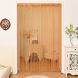 Yeknu  1x2m String Curtain Shiny Tassel Line Curtains Window Door Divider Drape for Home Living Room Cafe interior Decorations Valance