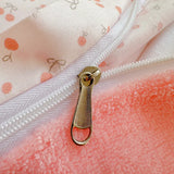 Yeknu  New All-cotton Milk Fleece High Grammage Warm Single Quilt Cover Single-sided Velvet Printed Duvet Cover for Autumn Winter