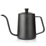 Yeknu  600ml Non-stick Coating Coffee Tea Pot Slender Mouth Coffee Kettle with Handle Lid Free Shipping
