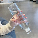 Yeknu  500ml Elegant Leakproof Water Bottle with Time Scale Stay Hydrated Daily Lightweight & Portable for Fitness & Outdoor Adventures