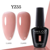 Yeknu  15ml Gel Nail Polish LED Semi-permanent Summer Varnish UV Vernis Blue Color Enamels For Nails Gellak Top Coat Base Polish