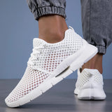 Yeknu  New summer fly-woven mesh 46 large size 48 men's couple sports spring and autumn light breathable shoes