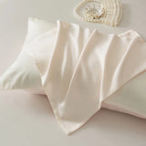 Yeknu  1/2Pcs Pillowcases 100% Bamboo Fiber Cooling Anti-bacterial Solid Color Hotel Home Summer Envelope Style Pillow Covers 48x74cm