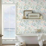 Yeknu  Floral Peel and Stick Wallpaper Boho Contact Paper Flower Removable Self Adhesive Waterproof Wallpaper for Bathroom Bedroom