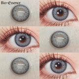 Yeknu  1 Pair Lenses Colored Contact Lenses With Degree Brown Contact Lenses Big Eye Lenses Natural Korean Lenses