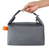 Yeknu  Fashionable and simple insulated bag, office worker, large capacity lunch box bag, student hand carrying bento bag.