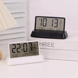 Yeknu  Electronic Clock New Ornaments Desktop Creative Digital Alarm Clock Living Room Calendar High-end Home Decoration