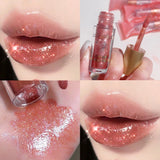 Yeknu  Watery Crystal Clear Jelly Lip Oil Lip Balm Moisturizing And Smoothing Lip Lines Jelly Pout Lip Gloss Glass Lip Fruit Scent