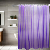 Yeknu  Transparent Waterproof Shower Curtain Bathroom Translucent Partition Curtain Easy Clean Wipe Mildew Proof Curtains with Hooks