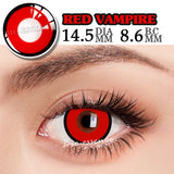 Yeknu  1 Pair Halloween Lenses Cosplay Contact Lenses Popular Colored Contact Lenses Anime Lenses Pink Lenses Black Lenses