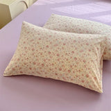 Yeknu  New Flower Washable Single Pillowcase Double Yarn Printed Dormitory Single Pillowcase, No Sheet And Quilt Cover