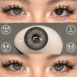 Yeknu  Color Contact Lens Black Lenses Natual look Brown Beauty Pupils Makeup Blue Contact Gray Eyes Women Cosmetic Fashion Lens