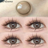 Yeknu  1 Pair Mermaid Green Colored Contact Lenses for Eyes with Prescription Myopia Lenses with Degree Green Lenses Y2K