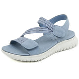 Yeknu  Women New Fashion Elegant Sandals  Summer New Outdoor Sports Beach Wedge Height Increase Womens Comfortable Opened Toe Shoes