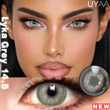 Yeknu  1Pair NEW Color Contact Lenses For Eyes Beauty Pupils Natural Pupils Brown Contact Lenses Soft Colorful Cosmetics Gray Len