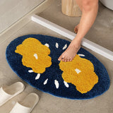 Yeknu Door Mat Home Decoration Soft and Fluffy Comfortable Anti Slip Breathable Absorbs Water Quickly Bedroom Bathroom Kitcher Rug