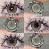Yeknu  New Green Contact Lenses Beauty Eye lenses Myopia Color Contact Lenses for Eyes Natural Color Pupils Blue Lens 2pcs/pair