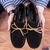 Yeknu   Men Casual Shoes Luxury Brand comfortable Slip on Formal Loafers Men Moccasins Italian Soft Male Driving Shoes