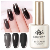 Yeknu  15ml Aurora Glitter Gel Nail Polish Iridescent Pearl Shimmer Effect Soak Off UV LED Manicure Varnishes