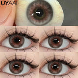 Yeknu  Cosmetics Color Contact Lenses Cosplay Red Color Lens Anime Black Lenses Korean Lenses Grow Eye Big Eye lens Blue Lenses