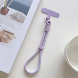 Yeknu  Adjustable Lanyard Hanging Rope Hand Wrist Strap for Mobile Cell Phone Universal Short Keychain Colorful Security Wristband
