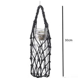 Yeknu  Portable Coffee Cup Bag Hollow Out Bottle Bag Practical Mugs Bag Foldable Water Bottle Bags Woven Net Bag Cup Cover