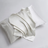 Yeknu  Nordic Washed Silk Pillowcase Decorative Luxury Throw Pillow Cover Comfortable Solid Satin White Gray Bedding Cushion Cases