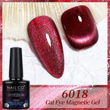 Yeknu  Transparent Cat Eye Gel Nail Polish 10ml UV Nail Art Semi Permanent Lakiery Hybrydowe Magnet SPAR Lacquer Gel Vernis Soak