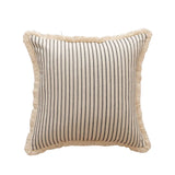 Yeknu  1Pcs Striped Throw Pillow Cover Decorative Square Cushion Case for Sofa Home 45x45/50x50/30x50cm Hemp Pillowcase With Tassels