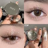 Yeknu  Gorgeous Glitter Eyeshadow Long Lasting Waterproof Pearlescent Glitter Shimmer Eye Shadow Eyes Body Glitter Makeup Cosmetics