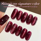 Yeknu  Gold Reflective Moonlight Gel Nail Polish Cat Magnetic Aurora Spar Glitter Semi-Permanant Varnish Nail Art Magnetic