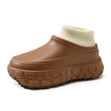 Yeknu  New Cotton Slippers for Man Winter Warm Home Cotton Shoes Waterproof Garden Shoes Indoor Slip on Man Slippers pantuflas hombre