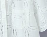 Yeknu  European And American Style Summer Women's Suit White Short-sleeved Shirt + Lace Skirt Embroidery 2-piece Set Skirt