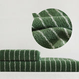 Yeknu  Retro Striped Pure Towels Soft Kindly-Skin Face Towel Bathroom Absorbent Face Adult Household Towels