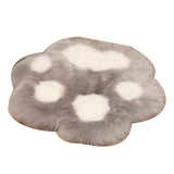 Yeknu Cute Cat Paw Bear Foot Cushion Animal Footprint Shape Soft Plush Carpet Home Sofa Table Floor Mat Bedroom Decorative Carpet