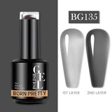 Yeknu  Rubber Base Gel Nail Polish Pink White Base Gel Top Coat Jelly Semi Transparen French Soak Off UV Nail Art Varnish