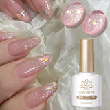 Yeknu  10ml Elven Light Jelly Gel Polish Vernis Semi Permanent Nail Art Manicure Soak Off LED UV Gel Nail Supplies