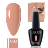 Yeknu  15ml Gel Nail Polish Semipermanente Varnishes Lacquer Esmalte Black White Color UV Lakiery Hybrydowe Vernis Gellak Polish