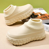 Yeknu  New Cotton Slippers for Man Winter Warm Home Cotton Shoes Waterproof Garden Shoes Indoor Slip on Man Slippers pantuflas hombre