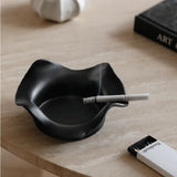Yeknu  Nordic Resin Ashtray Irregular Cigarette Accessories Storage Base Plate Jewelry Support Decoration Home Office Decor