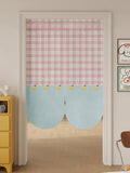 Yeknu  Simplified Modern Room Living Room Kitchen Batoom Door Curtain Linen like Material No Punching Privacy Protection Partition