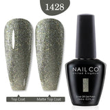 Yeknu  10ml Pearl Shell Color UV Gel Nail Polish Semi Permanent Golden Nail Art Gel Varnish Hybrid Nail Gel Polish Manicure Base