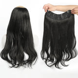 Yeknu Synthetic Women's Styling Long Hair Extra Long Hair Synthetic Wigs Layered Hair Extensions Top of the Head Increase Hair