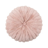 Yeknu  Round Velvet Cushion Warm Plush 3D Pumpkin Throw Pillow For Office Chair Living Room Couch Bed Home Decor Soft Stuffed Cushion