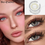 1 Pair Colored Contact Lenses Natural Yearly Lenses Brown Contact Lenses High Quality Natural Lenses for Makeup Lens